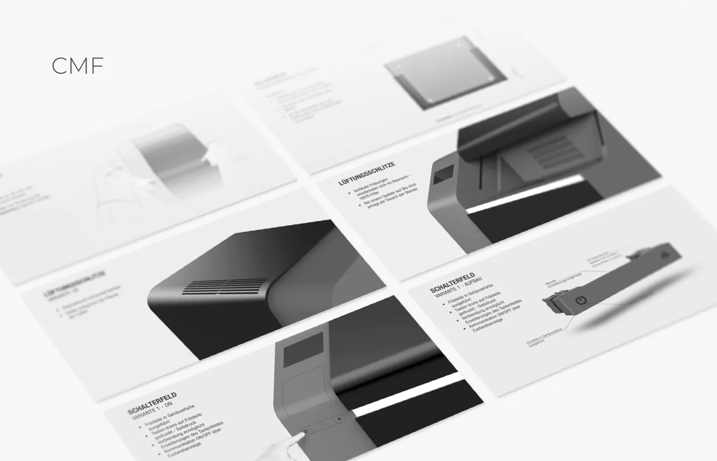 NanoOne 3D Drucker Color Material Finish Details | Optimale Usability Produktdesign Wien