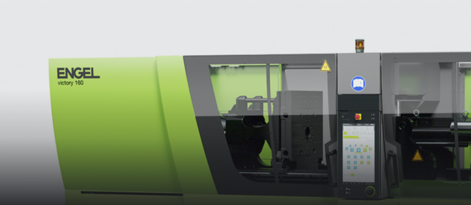 ENGEL injection moulding machine close up