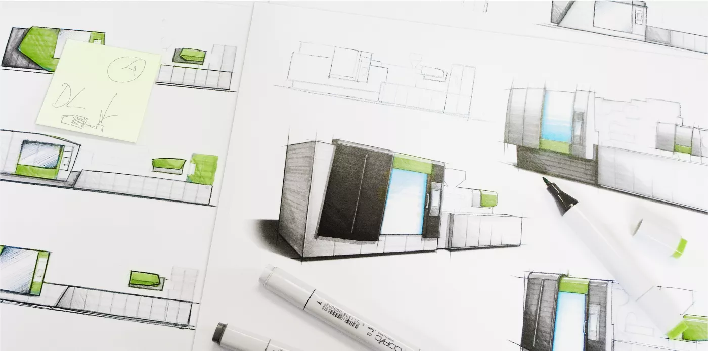 Wintec Product Design Sketches | brand identity Vienna