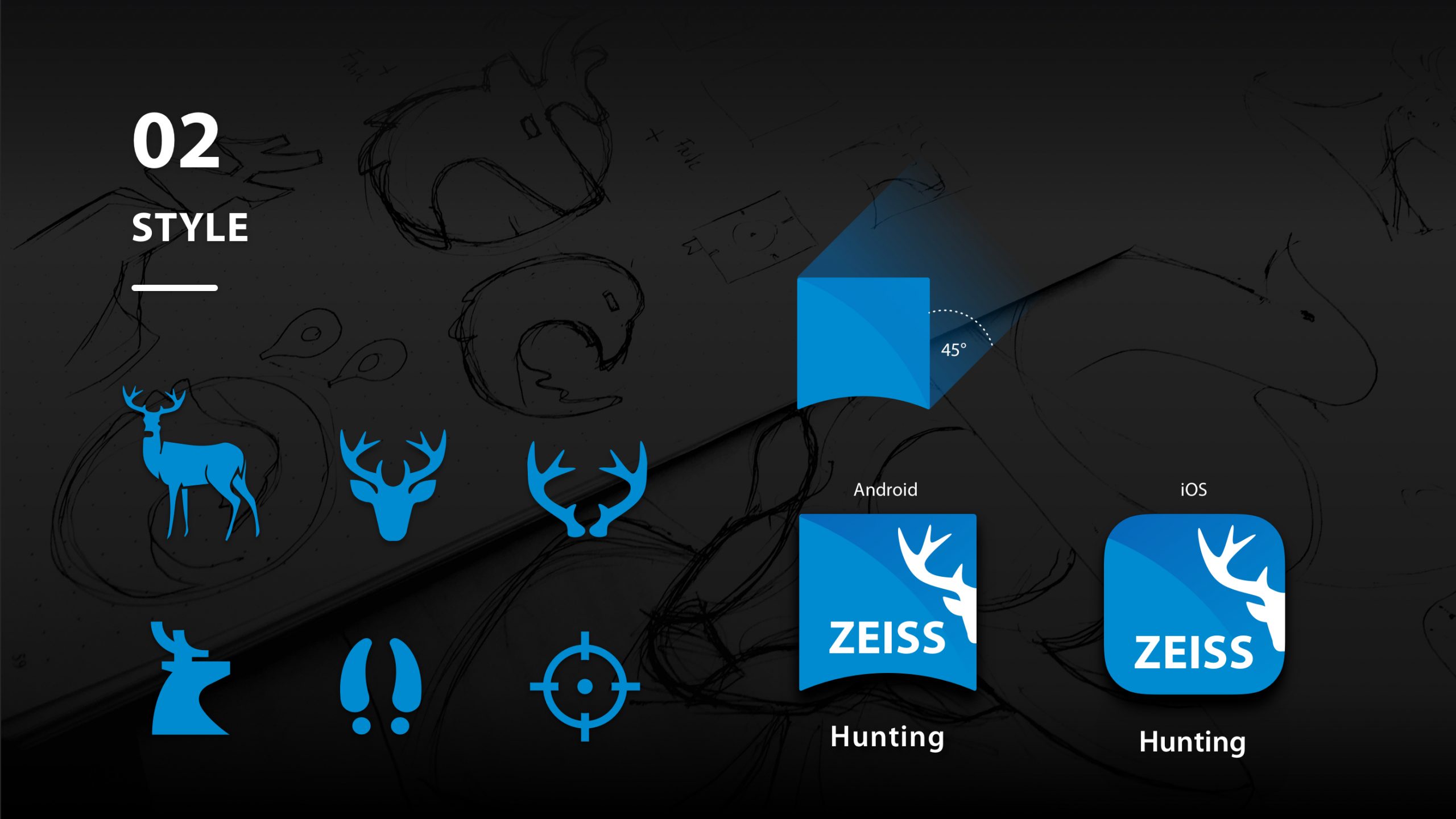 ZEISS Hunting App Style Icons