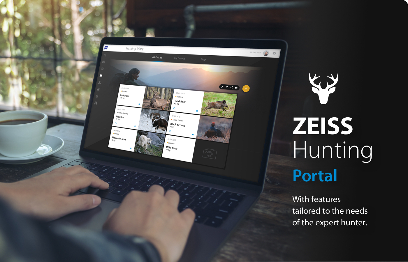 Zeiss Hunting Portal Project Header
