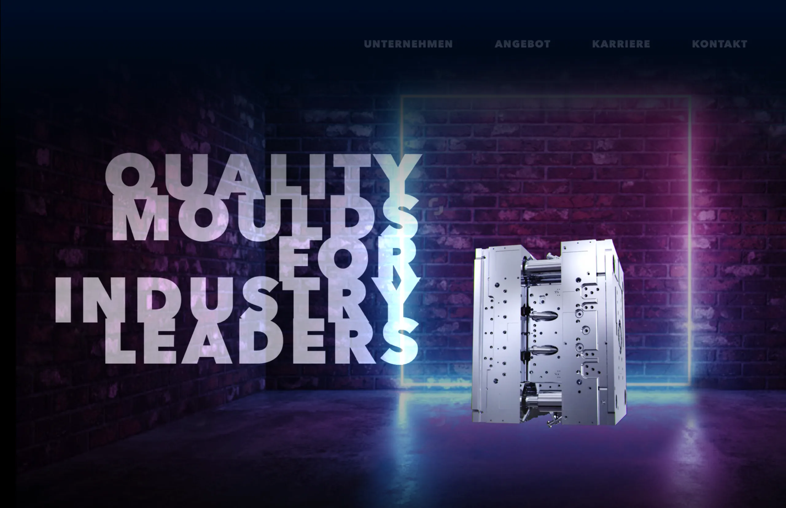Quality moulds for industry leaders | UX/UI design Vienna