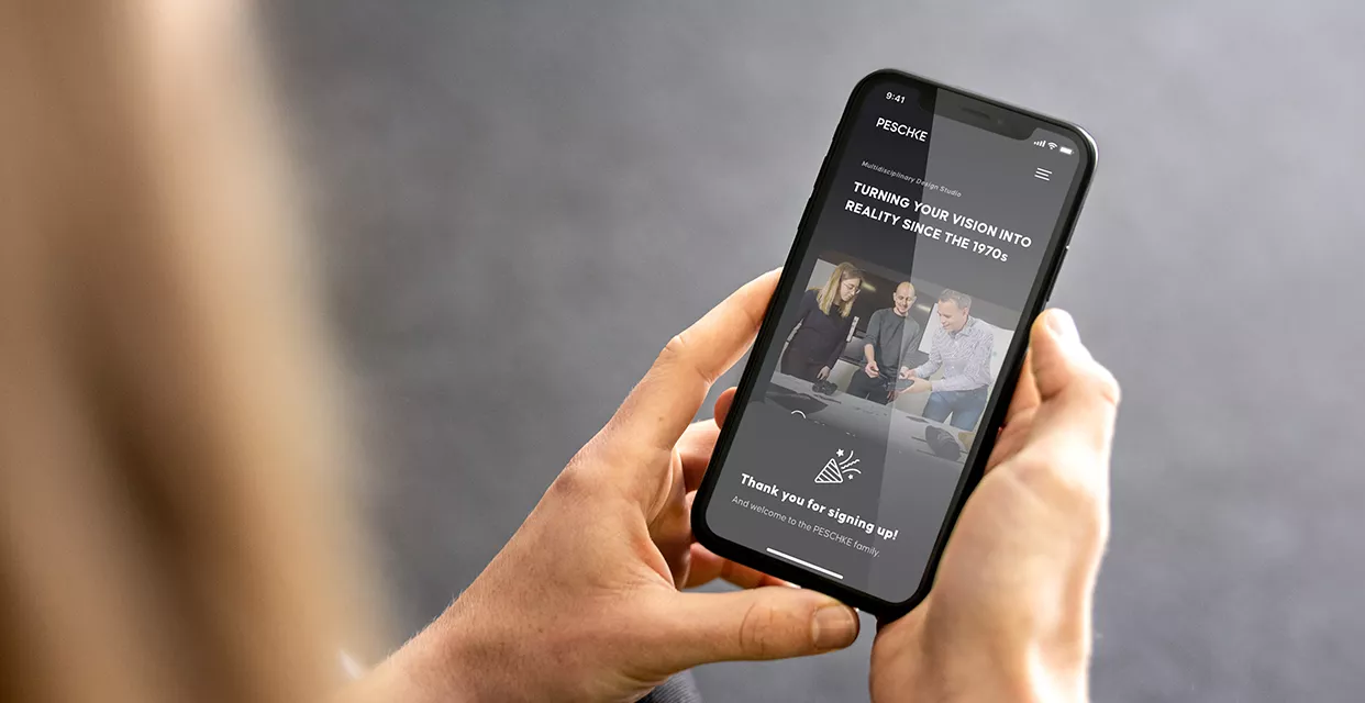 Microanimation Comparison | UX/UI Design PESCHKE Wien
