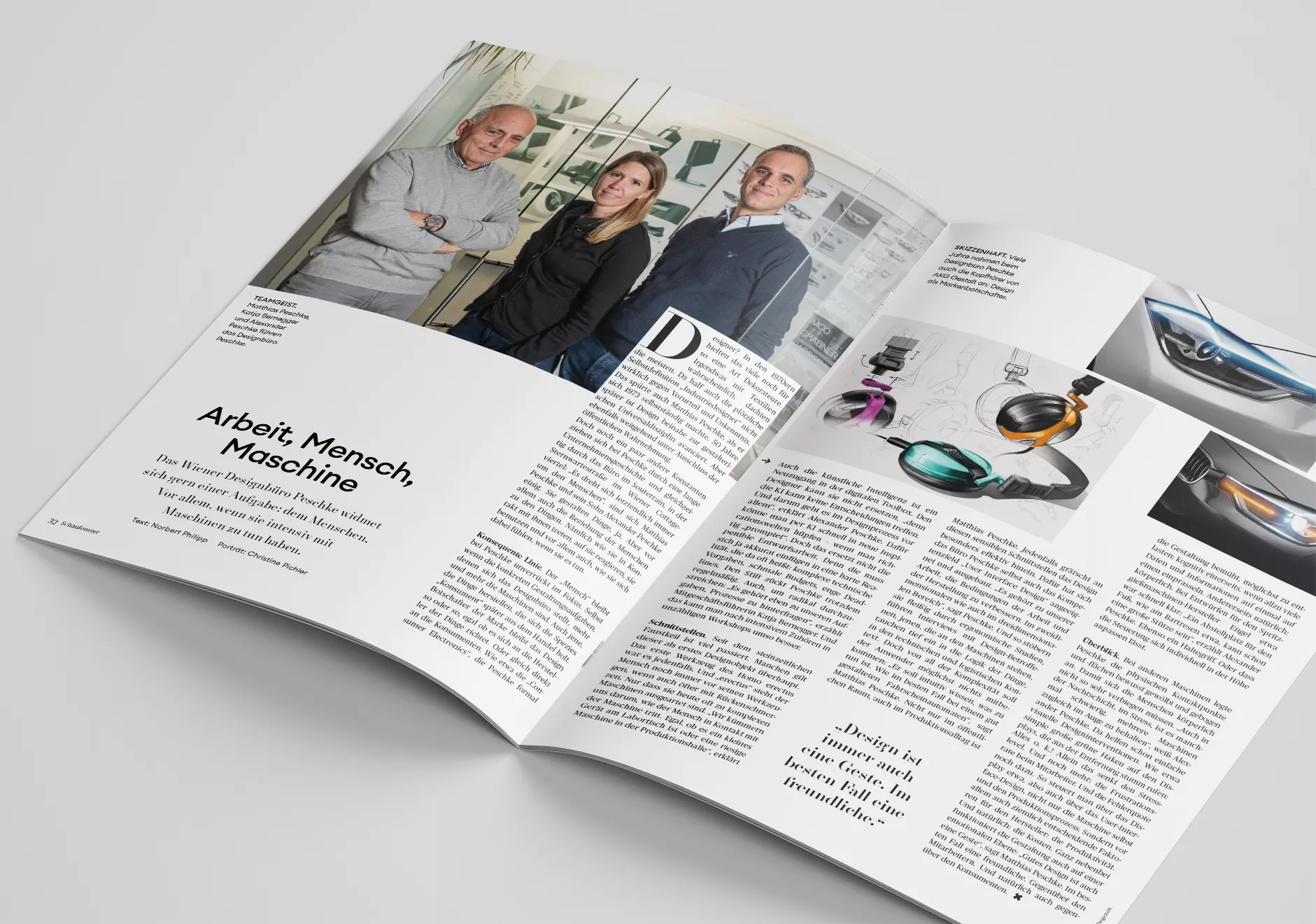 Presse-Artikel über PESCHKE im Schaufenster-Magazin
