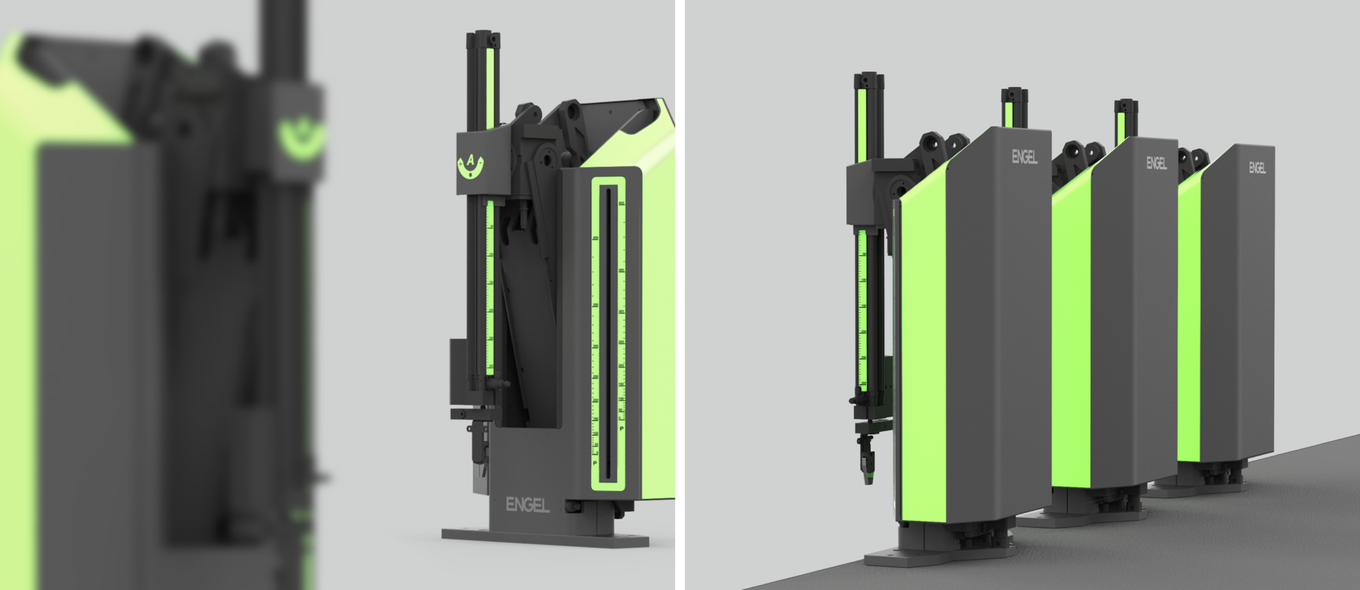 Unser Industrial Design für ENGELs Industrieroboter-Serien Viper und Pic
