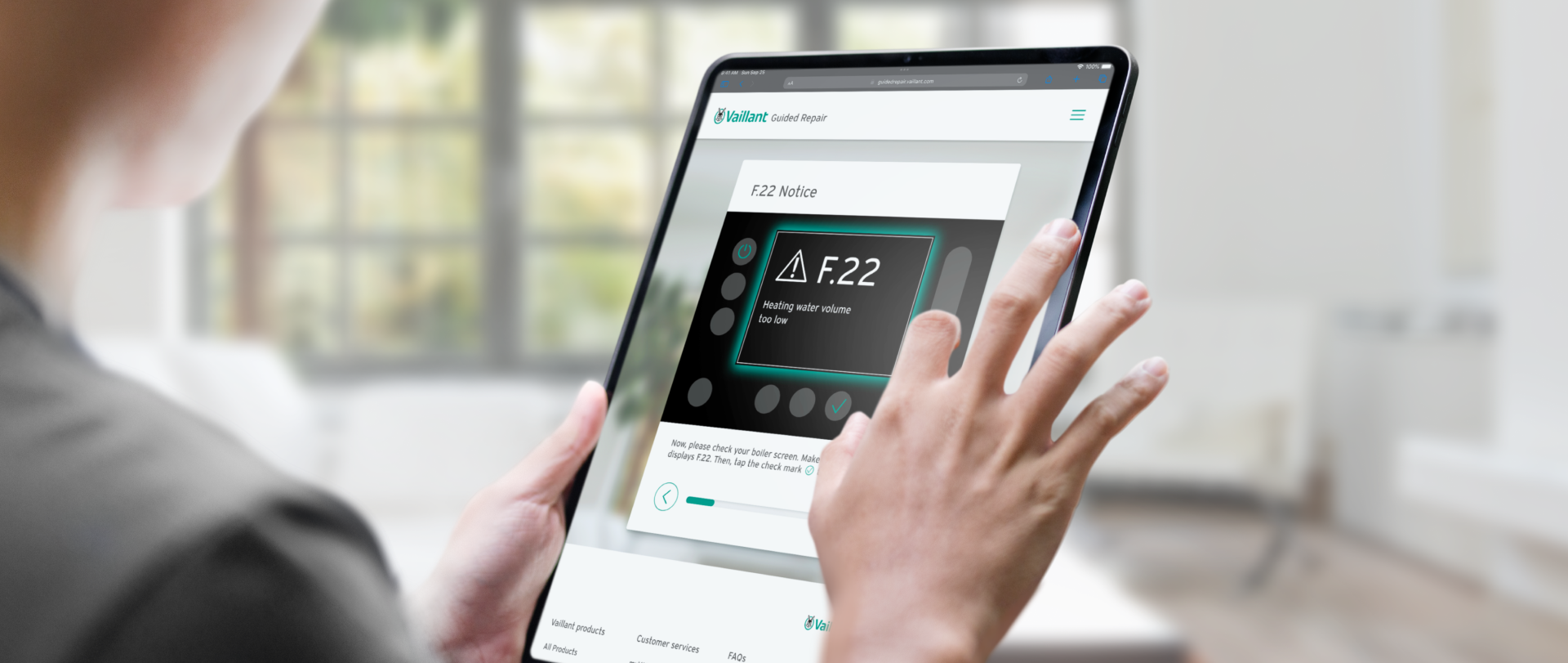 Digitaler Assistent Vaillant Guided Repair