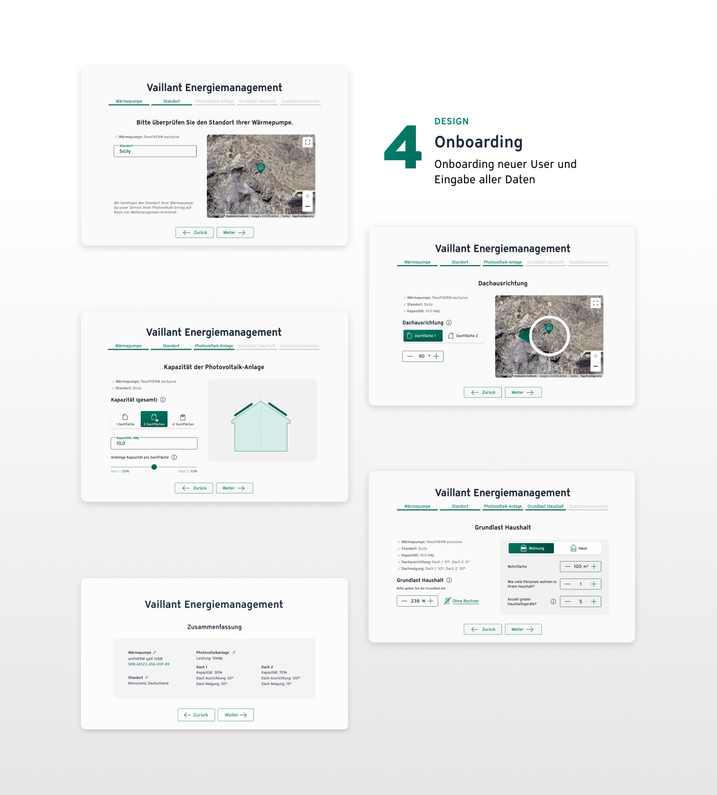 Onboarding von Wärmepumpen für Vaillant Energiemanagement