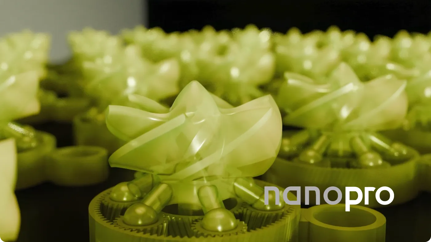 3D Rendering eines Microparts