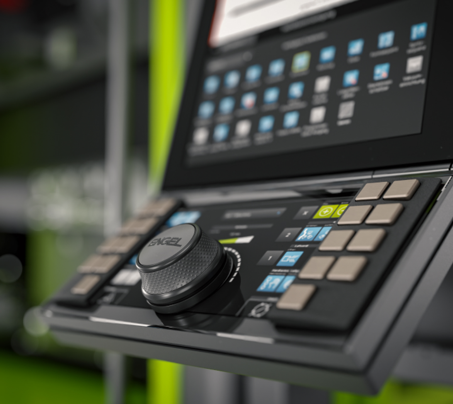 ENGEL Bedienoberfläche mit haptischem Bedienrad