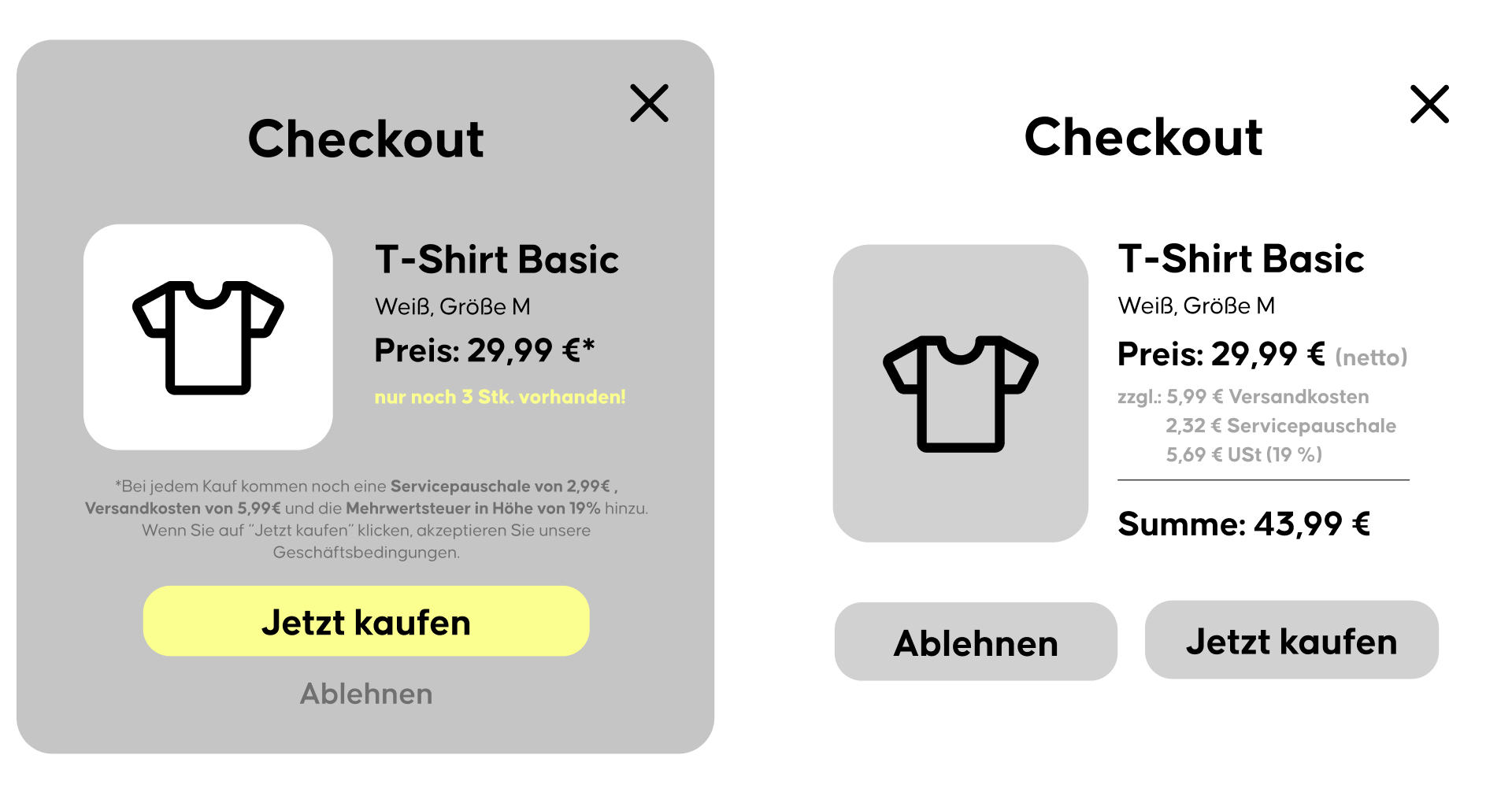 Checkout Vergleich Dark Pattern vs Ethische UX