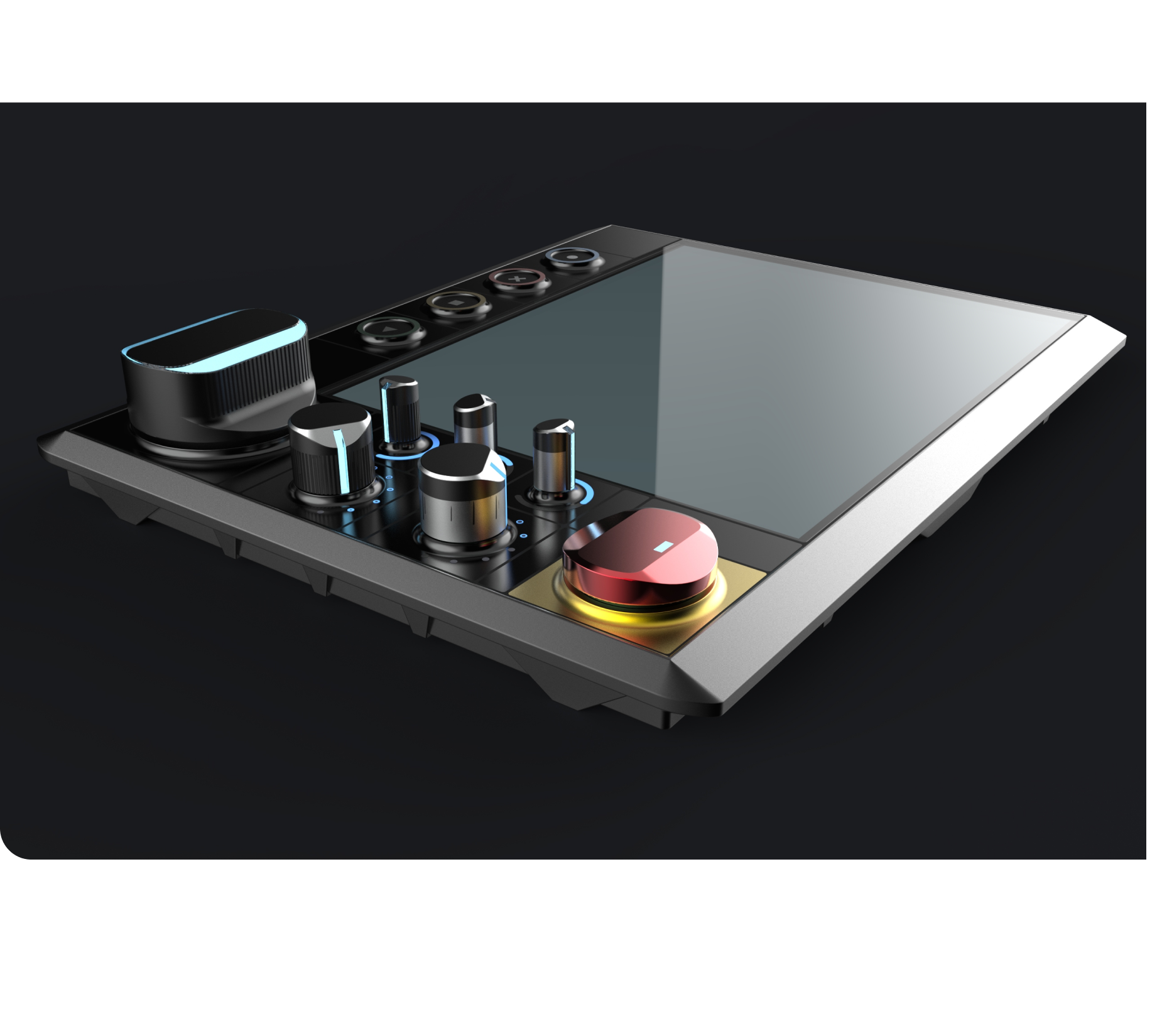 Bedienoberfläche mit haptischen Bedienelementen